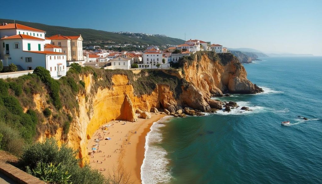 South coast of Portugal village by the sea